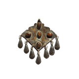 Bronzite Teardrop Amulet