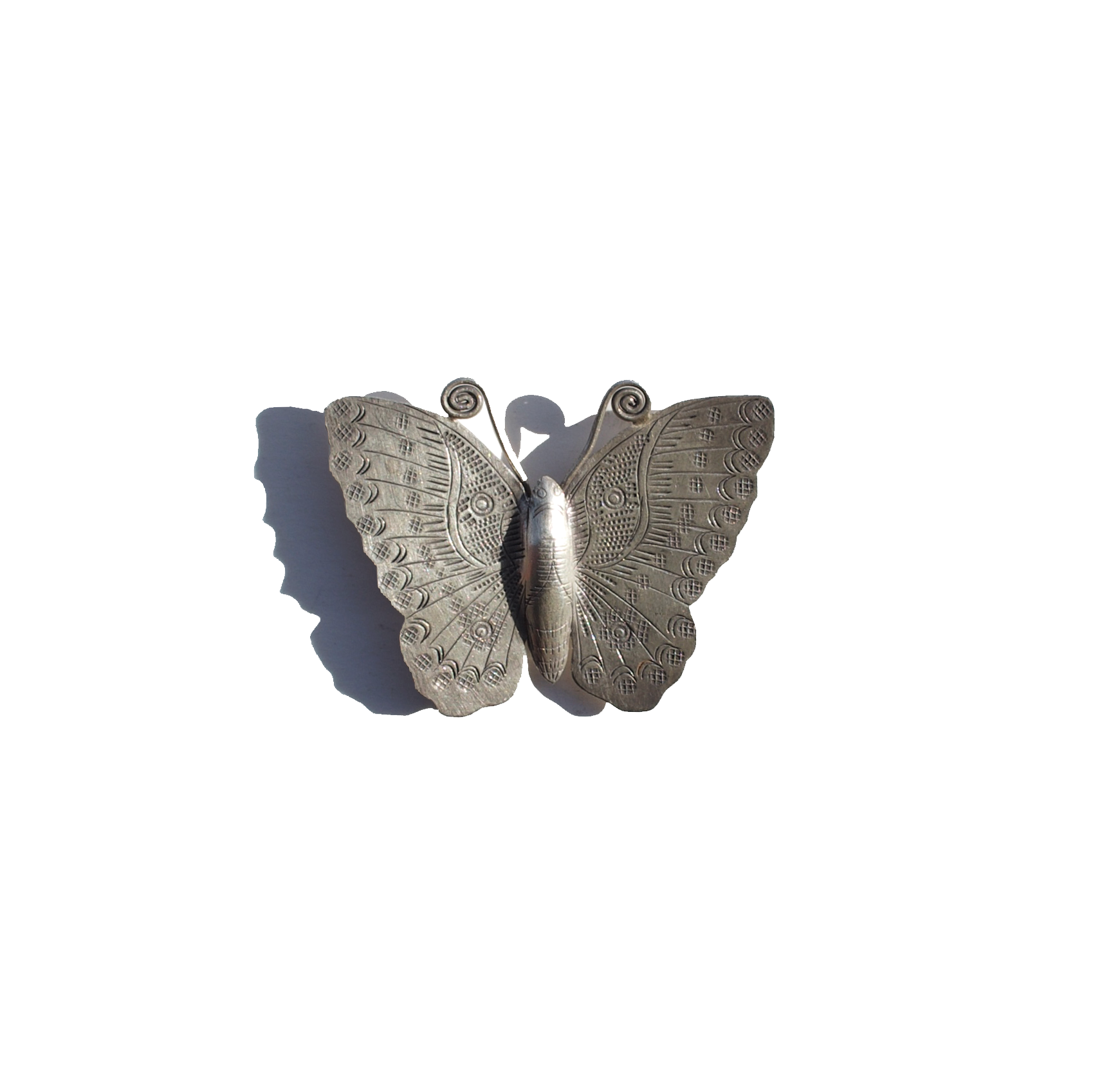 GLASS EYE BUTTERFLY PENDANT