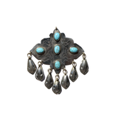 Turquoise Teardrop Amulet